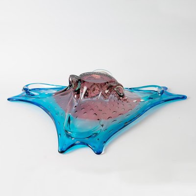 Large Bullicante Murano Glass Bowl, 1960s-IXK-1080241