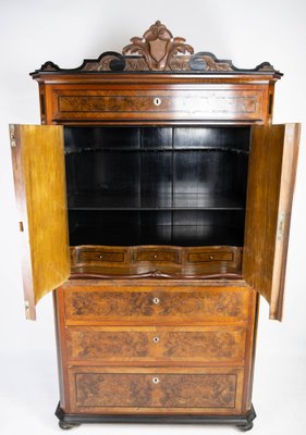 Large Cabinet of Mahogany and Walnut, 1880s-UY-980682