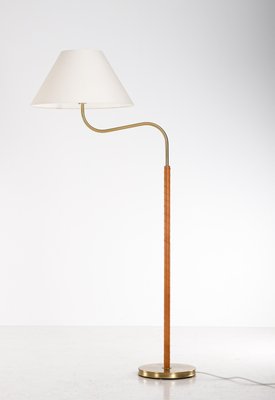 Large Camel Floor Lamp attributed to Josef Frank for Svenskt Tenn, Sweden, 1890s-QU-1719625