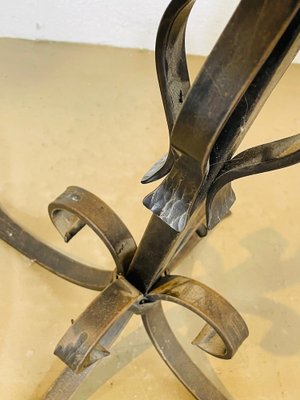 Large Candleholder in Wrought Iron, 1900s-XXA-1383960