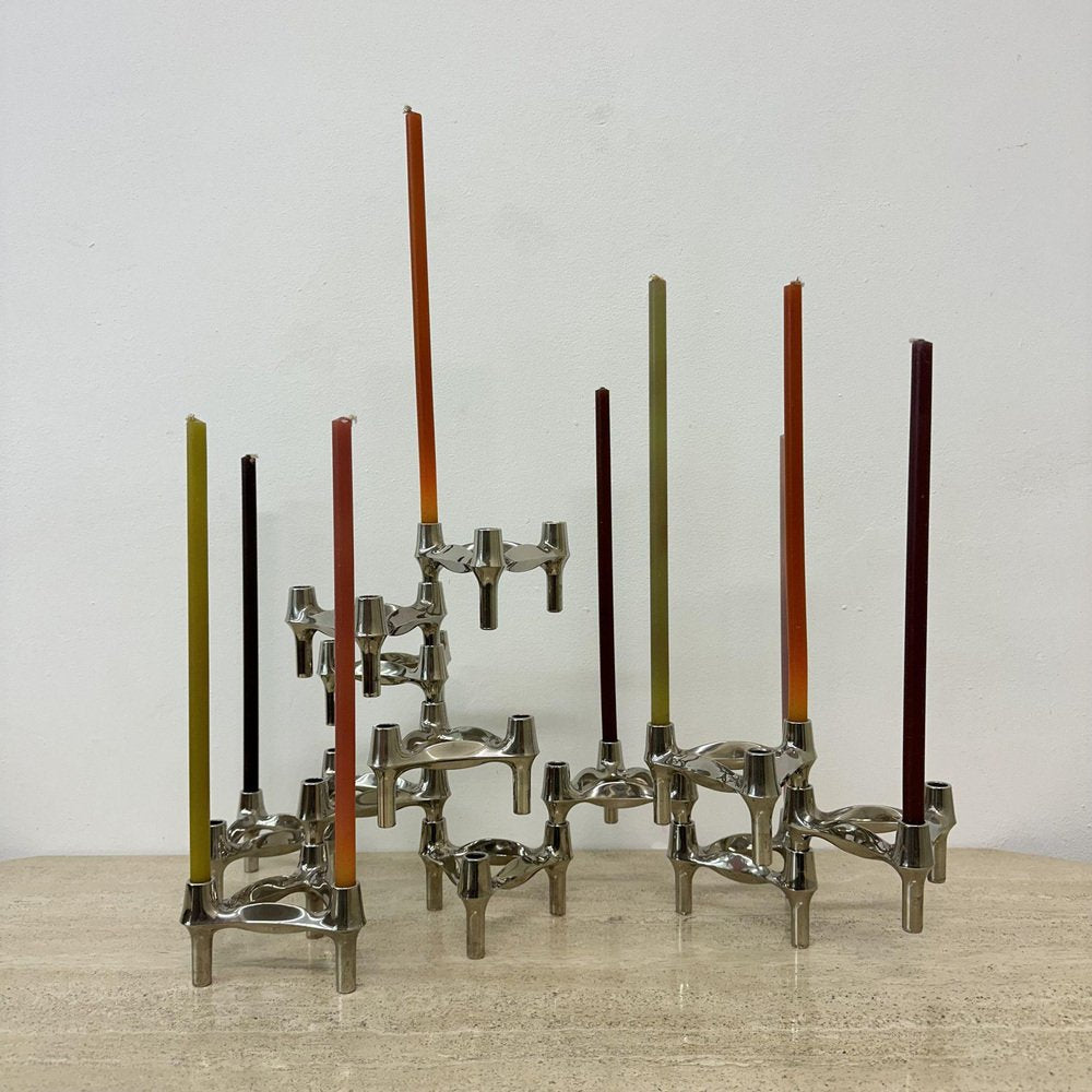 Large Candlestick by Fritz Nagel & Ceasar Stoffi for BMF, 1960s