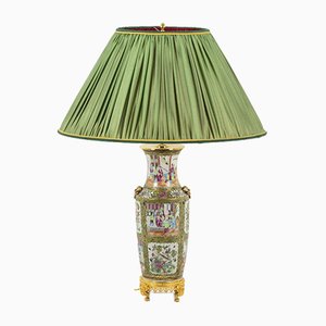 Large Canton Porcelain Lamp, 1880s-CEJ-975042