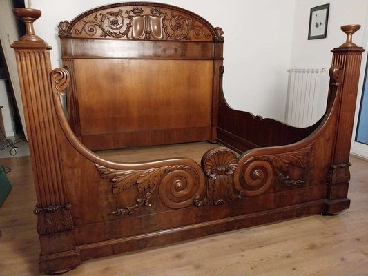 Large Carlo X Bed, 1830s-ACQ-1820539