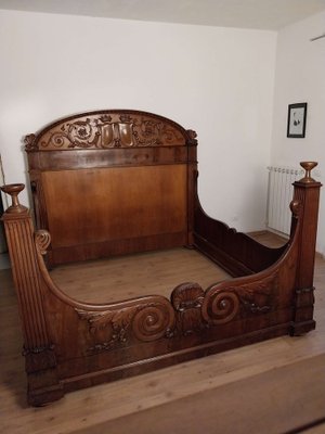 Large Carlo X Bed, 1830s-ACQ-1820539