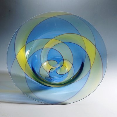 Large Carnival Art Glass Bowl, 1980s-KJP-1797798