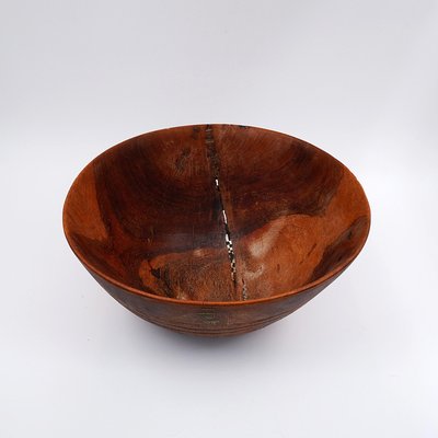 Large Carved Tribal Wooden Bowl-NYF-2018881