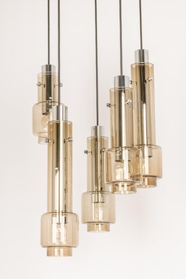 Large Cascade Chandelier from Ott International Leuchten, Germany, 1970s-UGR-1174202