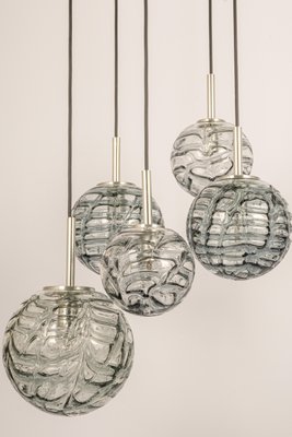 Large Cascade Murano Glass Chandelier attributed to Doria, Germany, 1970s-UGR-1405102