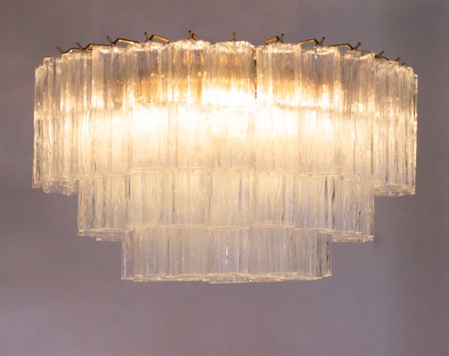 Large Ceiling Light with Murano Trunks Glass, Italy, 1990s-MPO-2018146