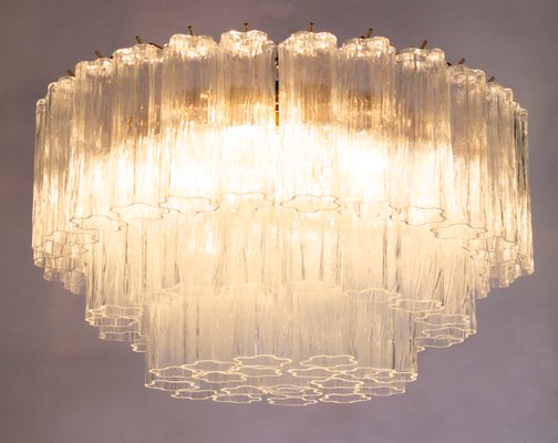 Large Ceiling Light with Murano Trunks Glass, Italy, 1990s-MPO-2018146