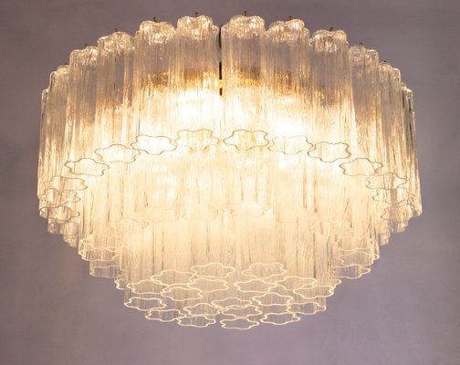 Large Ceiling Light with Murano Trunks Glass, Italy, 1990s-MPO-2018146