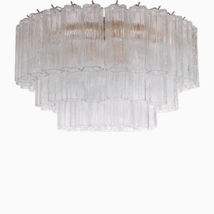 Large Ceiling Light with Murano Trunks Glass, Italy, 1990s-MPO-2018146