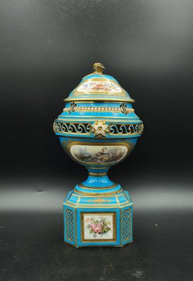 Large Celestial Blue Potpourri in Sèvres Porcelain-OZS-1344344