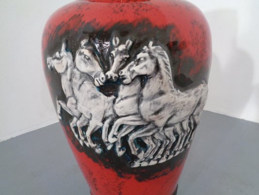 Large Ceramic 1020-60 Horse Vase from Walter Gerhards, 1960s-RDW-786237