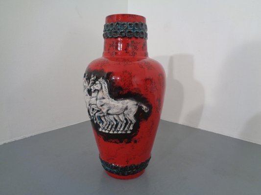 Large Ceramic 1020-60 Horse Vase from Walter Gerhards, 1960s-RDW-786237