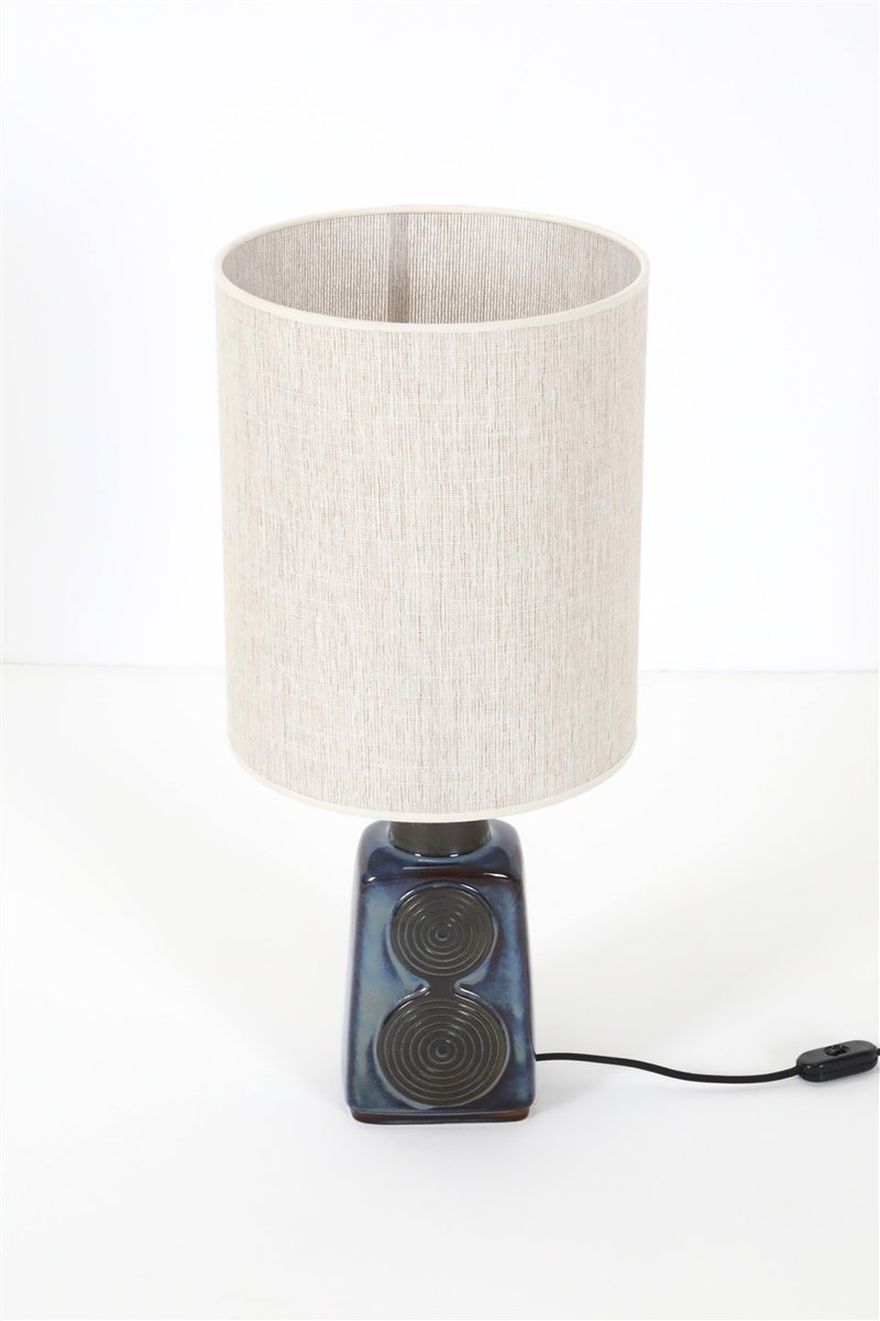 Large Ceramic 1097 Table Lamp by Einar Johansen for Søholm, 1960s