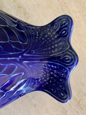 Large Ceramic Blue Fish from Environmental Ceramics, Inc., San Francisco, 1966-OJT-991099