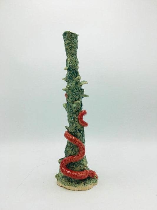 Large Ceramic Candlestick by Caroline Pholien, 2020