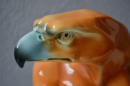 Large Ceramic Eagel from Hirschauer Ceramic, 1930s