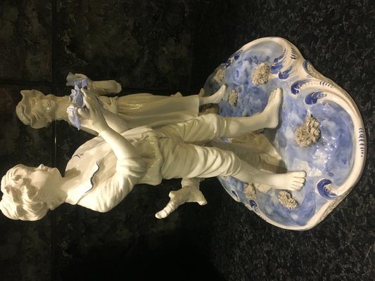 Large Ceramic Figurine by Capodimonte, 1950s-WQQ-558567