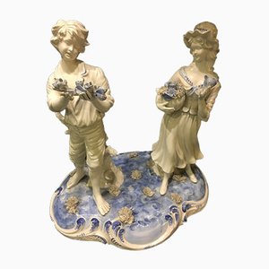 Large Ceramic Figurine by Capodimonte, 1950s-WQQ-558567