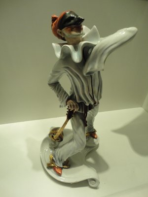 Large Ceramic Figurine by Righetto Silvio for Cacciapuoti, 1960s-VIB-698619