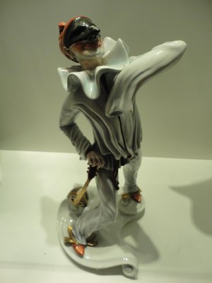 Large Ceramic Figurine by Righetto Silvio for Cacciapuoti, 1960s-VIB-698619