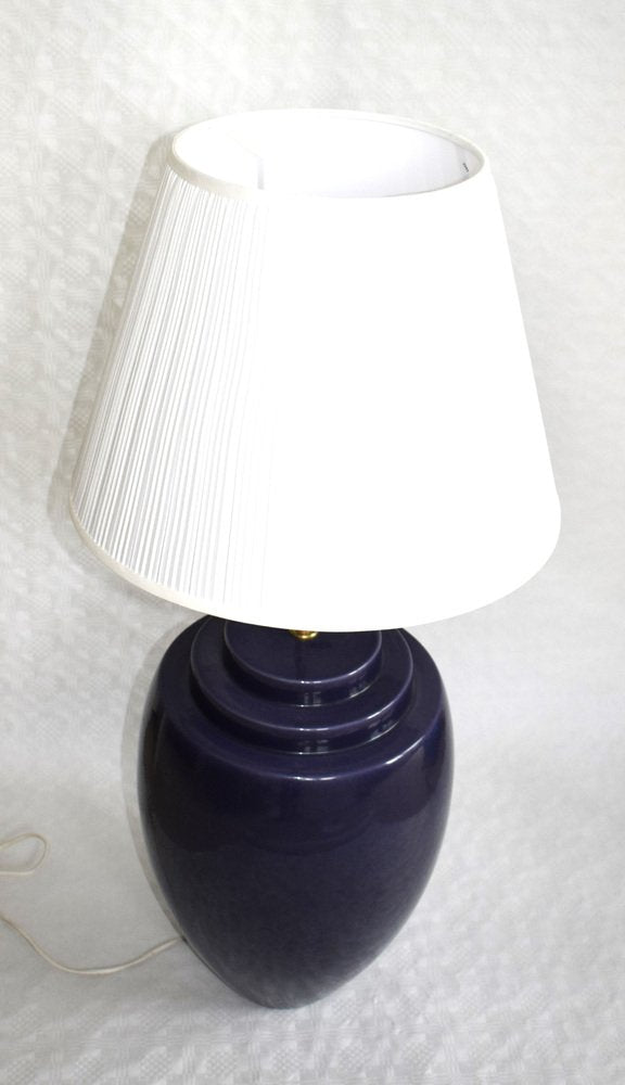 Large Ceramic Floor or Table Lamp from Kostka, France, 1970s