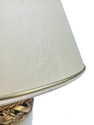 Large Ceramic Lamp with Gilded Ornament-FSD-1361837