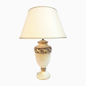 Large Ceramic Lamp with Gilded Ornament-FSD-1361837