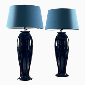 Large Ceramic Lamps by Yves Halard, Paris, Set of 2-OTV-2034011