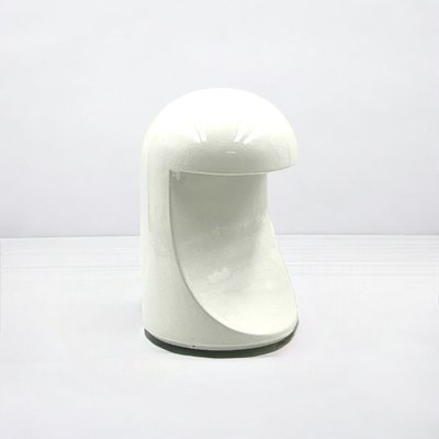 Large Ceramic Longobarda Table Lamp in White by Marcello Cuneo for Gabbianelli, 1960s-YSC-2035937