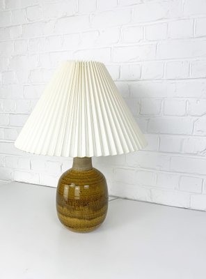 Large Ceramic Stoneware Table Lamp by Nils Kähler for Hak, Denmark, 1960s-ZM-1796253