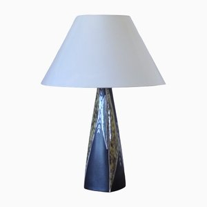 Large Ceramic Table Lamp by Svend Aage Jensen for Søholm, 1950s-HPQ-1196516