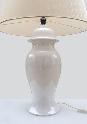 Large Ceramic Table Lamp by Tommaso Barbi, Italy, 1960s-DEK-932585