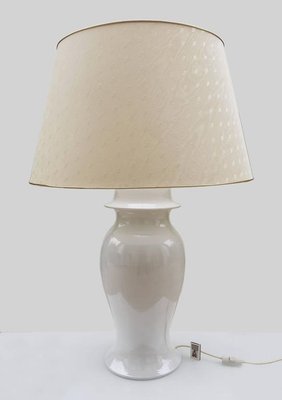 Large Ceramic Table Lamp by Tommaso Barbi, Italy, 1960s-DEK-932585