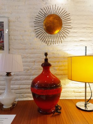 Large Ceramic Table Lamp, France, 1960s-QY-1793515