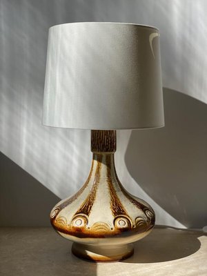 Large Ceramic Table Lamp from Søholm, 1960s-ARN-727942