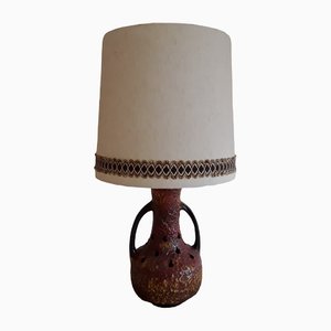 Large Ceramic Table Lamp in Fat Lava Style, 1970s-HOI-1348338