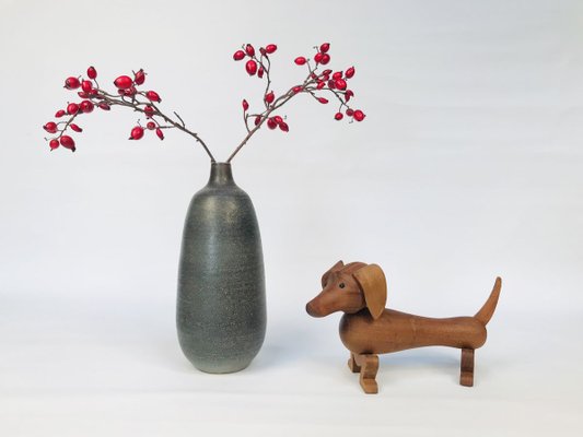 Large Ceramic Vase by Carl Fischer for Bürgel, 1950s-JP-801861