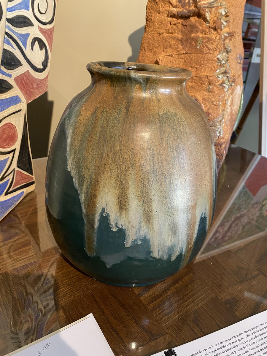 Large Ceramic Vase by Leon Pointu