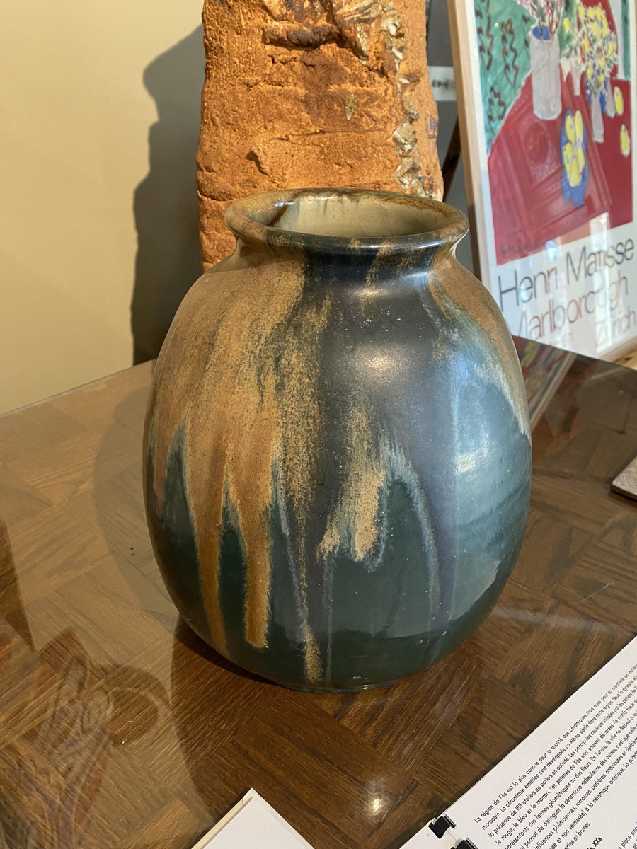 Large Ceramic Vase by Leon Pointu