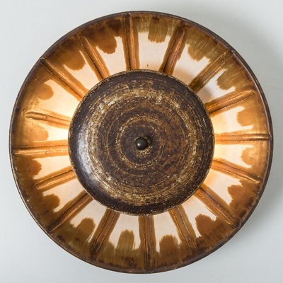 Large Ceramic Wall Light attributed to Løvemose, Denmark, 1970s-VDW-2035170