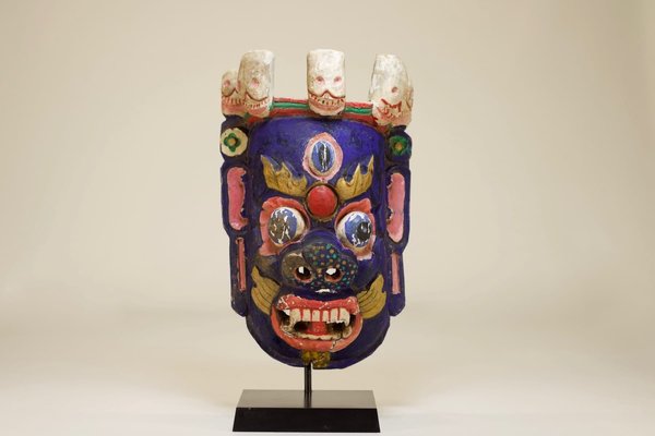 Large Cham Mahakala Mask, 1920s-OWS-1799876