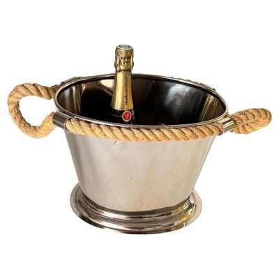 Large Champagne Bucket with Rope Handles, 1970s-UR-1801516