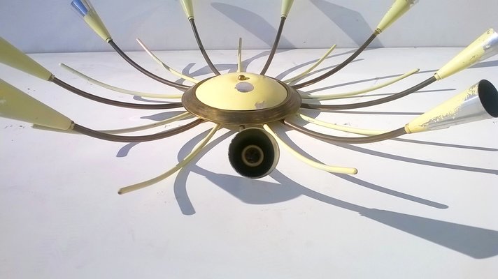 Large Chandelier attributed to Angelo Lelli for Arredoluce, 1950s-EI-1642425