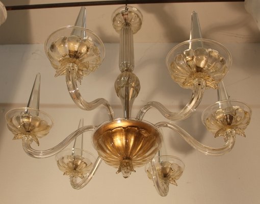 Large Chandelier by André Arbus for Veronese, 1950s-KMQ-669941