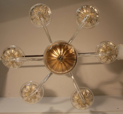 Large Chandelier by André Arbus for Veronese, 1950s-KMQ-669941