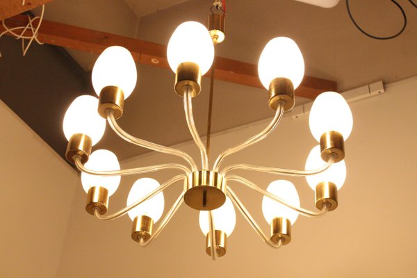 Large Chandelier from Kamenicky Senov, 1960s-TZ-684031