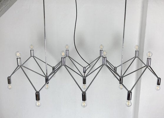 Large Chandelier from Kinkeldey Lights, Germany, 1960s-FFL-1269550